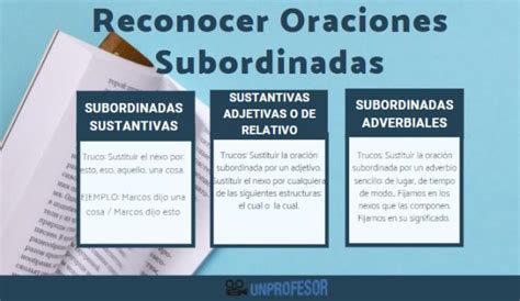 Trucos Para Reconocer Las Oraciones Subordinadas Con VÍdeos