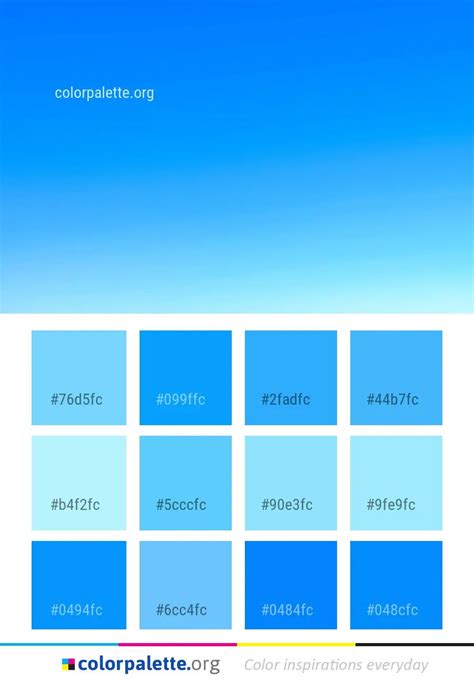 Sky Blue Daytime Color Palette