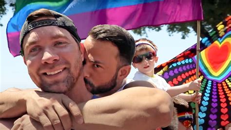 Two Husbands One Historic Journey To Their First Pride Together Youtube