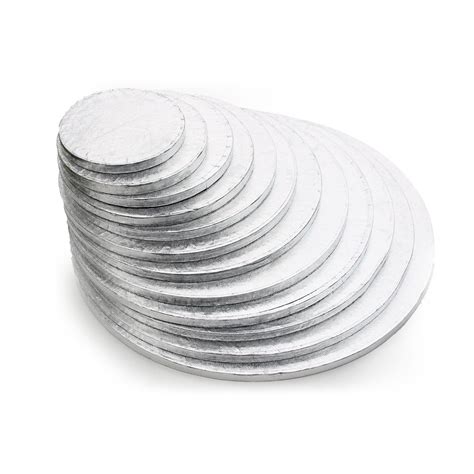 Round Silver Cake Drum 14 Inch Dia 12mm Thick Pack Of 1
