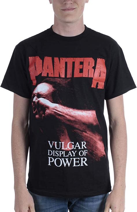 Pantera Mens Red Vulgar T Shirt Size Xx Large Color