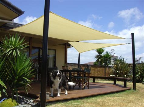 Shade Sails Are Designed To Provide Outdoor Protection From The Sun And Use A Flexible Membrane