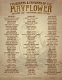 The Mayflower Passenger List, 1620