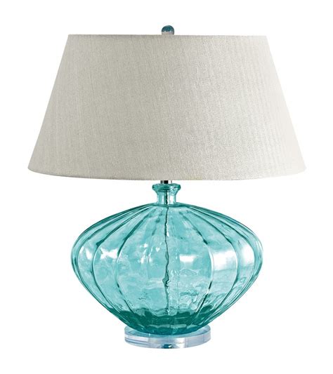 Add Elegance To Your Room With Aqua Glass Lamps Warisan Lighting