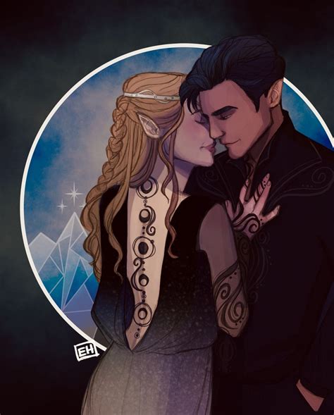 Pin By Kasey Powers On A Court Of Thorns And Roses Acotar Fanart Feyre And Rhysand The Night