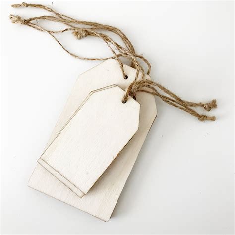 Wood Gift Tag Sets Dollar Section Make A Pretty Life