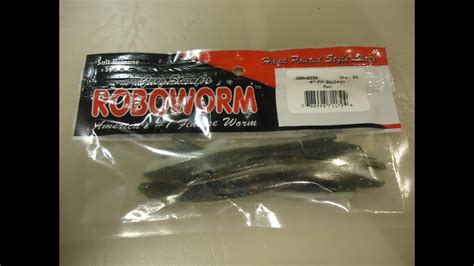 Fishhound Product Review Robo Worm Fx Sculpin Drop Shot Worm Youtube