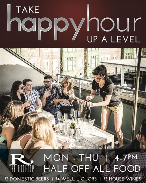 The Rooftop Happy Hour Charleston Events The Vendue
