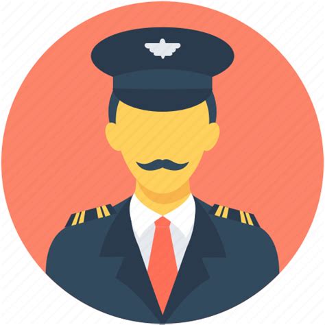 Aircrew Airline Pilot Captain Occupation Pilot Icon Download On