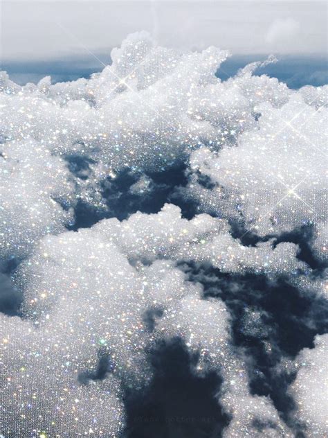 Clouds With Bling Aesthetic Laptop Wallpapers Wallpaper Cave