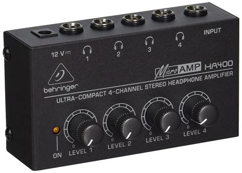 Behringer High Power Microamp Ultra Compact Channel Stereo Headphone