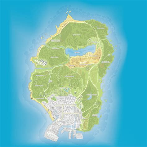 マップ Grand Theft Auto Vグランドセフトオート5gta5攻略wiki アットウィキ