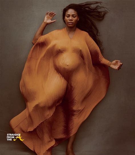Baby Bump Watch Serena Williams Does Nude Pregnancy Shoot For Vanity Fair Photos Straight