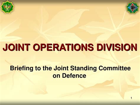 Ppt Joint Operations Division Powerpoint Presentation Free Download