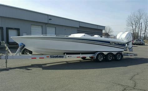 2017 New Saber 28 Outboard High Performance Boat For Sale 129900