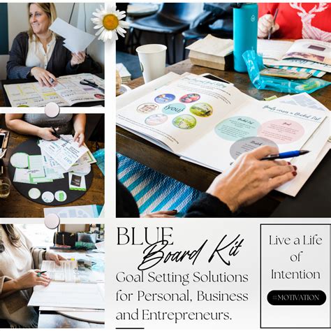 Blue Vision Board Package Everything Needed To Create Your Dream Board