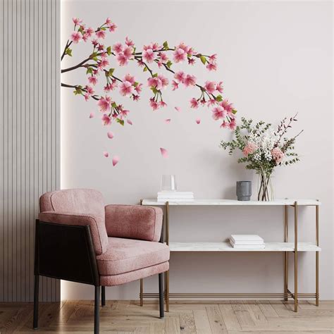 Cherry Blossom Branch Wall Sticker Wall