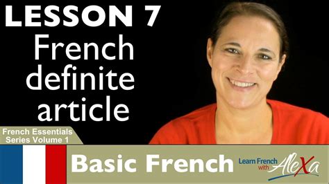 French Definite Article (Learn French With Alexa's French Essentials ...