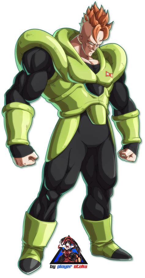 Dragon Ball Fighterz Android C16 Render Hd By Playerotaku On Deviantart