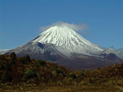 Volcanic Mt Ngauruhoe Free Photo Download Freeimages