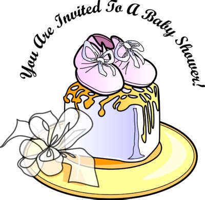 Baby shower clipart free download! Image: Baby Show Invitation - You are invited to a baby ...