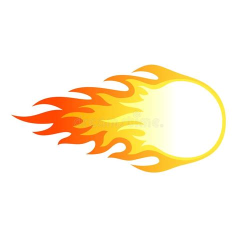Bola De Fuego Ilustración Del Vector Ilustración De Llama 39939508