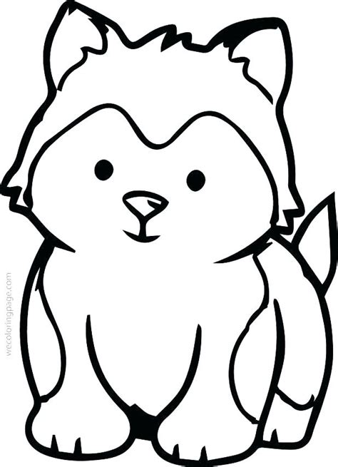 Baby Husky Coloring Pages At Getdrawings Free Download