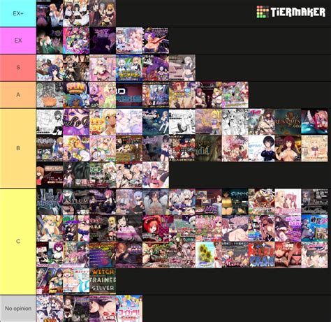 Tier List Of Every H Game In My Library Reddxxx The NSFW Browser