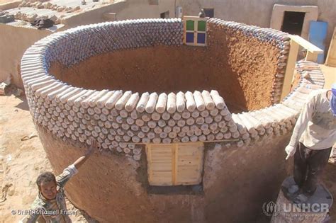 Extraordinary Man Builds 25 Plastic Bottle Homes For Refugees In Algeria