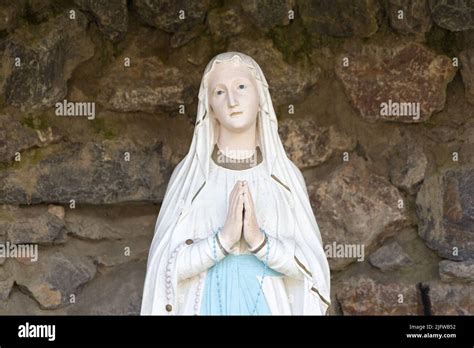 France Statue Our Lady Lourdes In Hi Res Stock Photography And Images