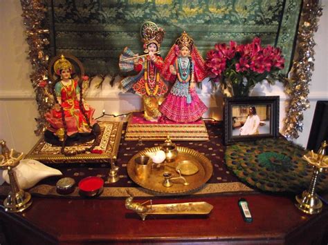 Lakshmi Krishna And Radha Diwali Altar Janmashtami Decoration