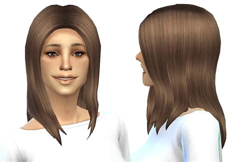 Sims 4 Hairs Miss Paraply Hair Retexture 45 Colors