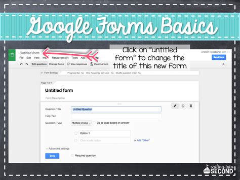 A Google Forms Tutorial | Google forms, Techie teacher ...