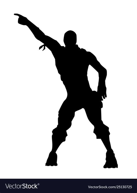 Emotes are cosmetic items available in battle royale and save the world that can be everything from dances to taunts to holiday themed. Fortnite concept dance icon Royalty Free Vector Image