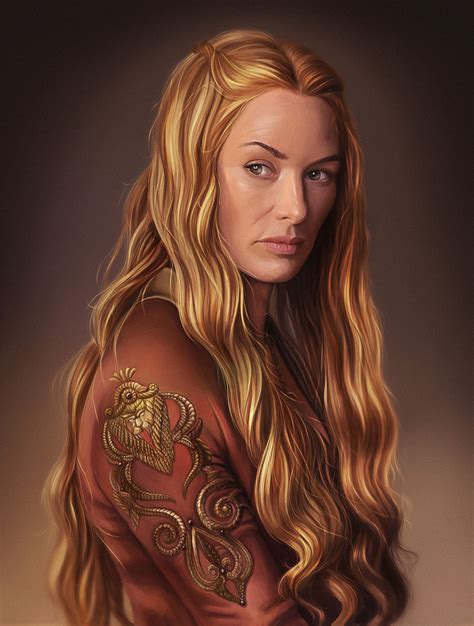 Artstation Cersei Lannister Dato Kiknavelidze Cersei Lannister