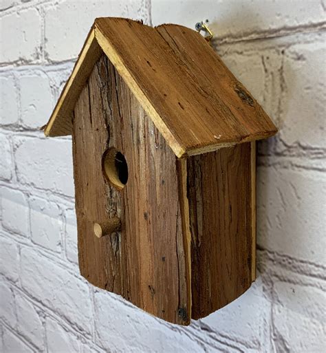 Barkwood Bird Nest Box By Garden Selections