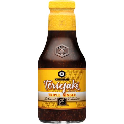 Kikkoman Teriyaki Sauce Triple Ginger Nutrition And Ingredients
