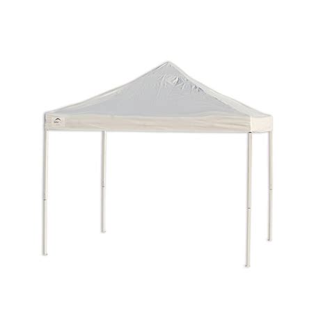Shelterlogic 10 x 10 straight leg pro series pop up canopy. ShelterLogic Pro Series 10 ft. x 10 ft. White Straight Leg ...
