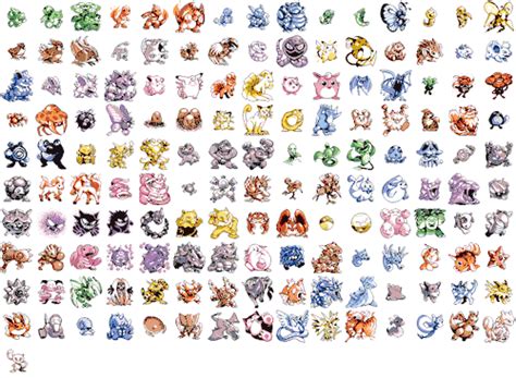 Resultado De Imagen Para Lista De Pokemon Primera Generacion Lista De