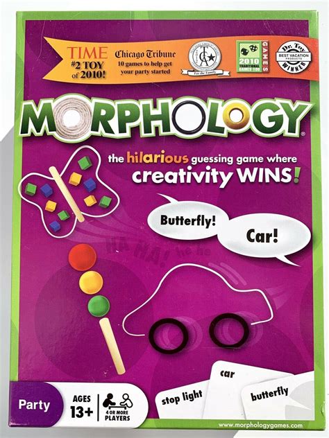 Morphology Game The Hilarious Guessing Game 705105528458 Party Game