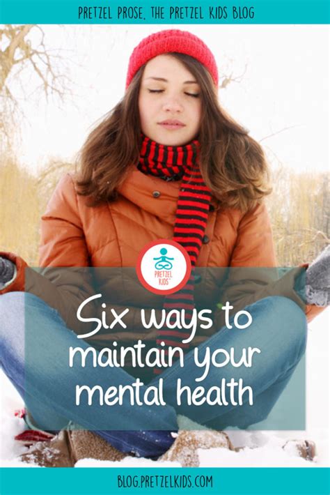 six ways to maintain your mental health