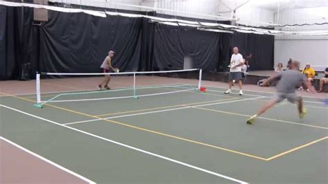 This is a brief introduction on how to keep score in pickleball. SGA Pickleball-19+ Singles Gore v Geenen - YouTube