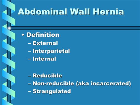 Solution Abdominal Wall Hernia Studypool