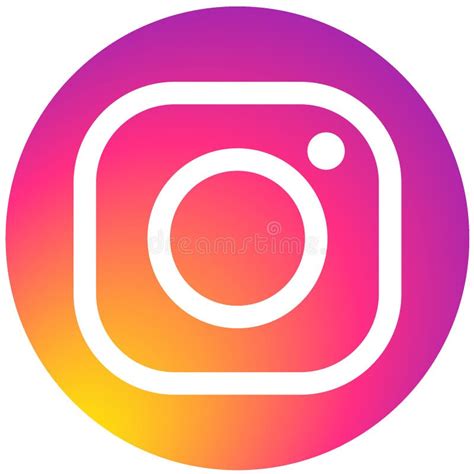 Instagram Logo Vector Set Collection Black Silhouette Shape