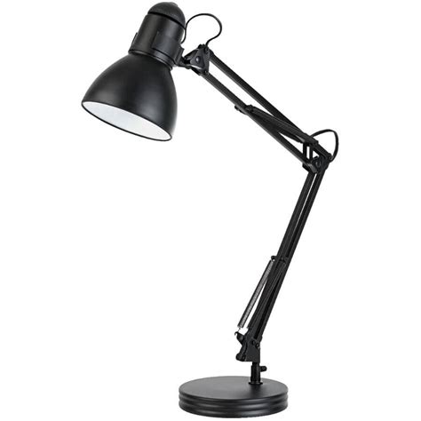 Globe Electric Black Desk Lamp With Swing Arm Home Hardware