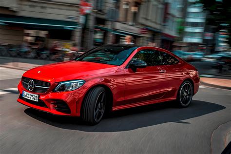 2020 Mercedes Benz C Class Coupe Front View Driving 1 Photo Mercedes