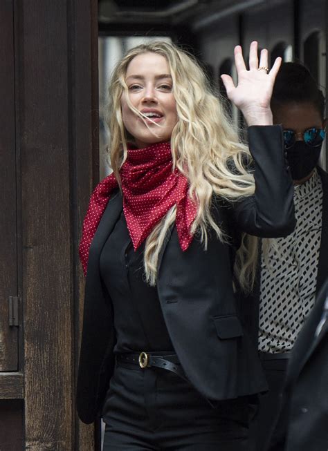 Amber Heard Arrives At Royal Courts Of Justice In London 07162020