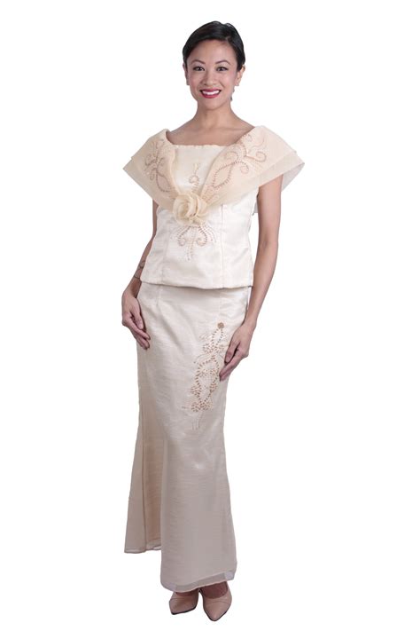 Ws05 Barot Saya Long Gown Filipiniana