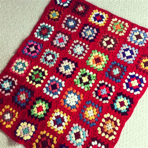Vintage Finds Granny Square Crochet Afghans Diy Opic