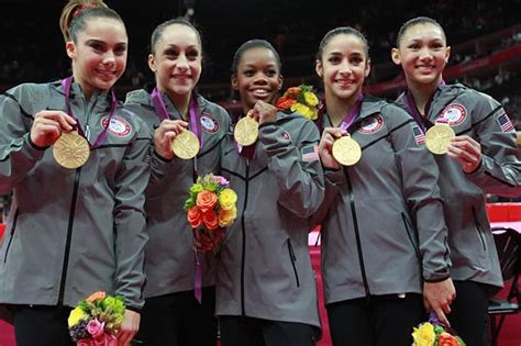 2012 Us Womens Gymnastics Win Olympic Gold Lady Gaga More Congratulate Team